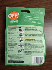 Lot of 2 Off! Backyard Mosquito Coil 3 Coils Each (6 Total Coils)