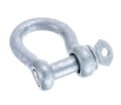 Galvanized Anchor Shackle Screw Pin Heavy Duty 4400lb Max Load Boat Marine