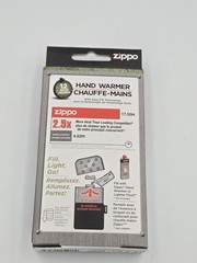New Zippo Refillable Hand Warmer 12-Hour Sliver Ski, Stadium, Hunt, Sled New