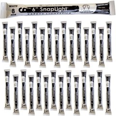 Lot OF 30 White Cyalume Light Sticks 8HR Emergency Survival EMP Prepper EX 2024