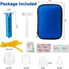 Snake Bite Kit, Bee Sting Kit, Emergency First Aid Supplies, Venom Extractor Suc