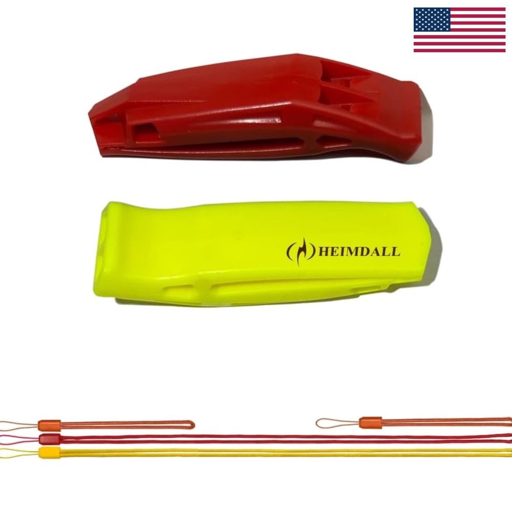 Weather-Resistant Emergency Whistle in Bright Colors – Ultimate Survival Tool
