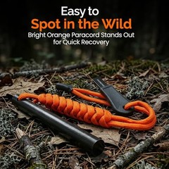 4 Inch Survival Ferrocerium Drilled Flint Waterproof High Spark Fire Starter |