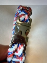 Red White Blue USA American Covenant Paracord Bracelet Pride USA