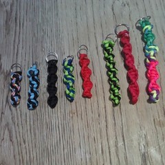 Multicolor Paracord Keychains (pick 1 from each picture)
