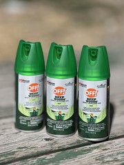 Lot of 3 | OFF! DEEP WOODS Insect Repellent VIII Dry Repels Mosquitoes 2.5oz