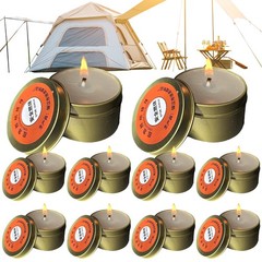 `Candle Survival Smokeless Candles For Power Outages Set Of 10 Odorless US