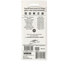 Pro-Knot Outdoor Knot Cards Waterproof Wallet Size Knot Tying Guide