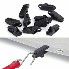 30Pcs Tarp Clips Locking Awning Clamp Snap Hangers Survival Emergency Heavy Duty