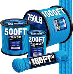 Paracord Rope 750 Parachute para Cord 4mm 11 Strand Spool Rope Utility Nylon