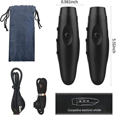 Paquete de 2 Silbatos Deportivos Con Sonido Fuerte y Nítido Con Cordón NUEVO 2PC