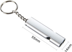 Emergency Whistles Lifeguard Safety Whistle with Lanyard and Keychain for Outdoo