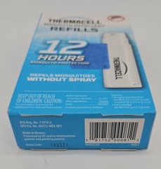 New Thermacell Mosquito Repellent Refills 12 Hour Protection 3 Mats 1 Cartridge