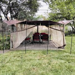 Tent Poles,Adjustable Portable Poles-74.8″ Sturdy and Durable Black