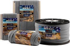750lb Paracord 4mm 11 Strands Tactical Parachute Cord, 50′ 100′ 250′ 1000′ Utili