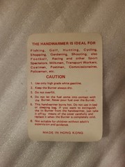 Restoration Hardware Pocket Hand Warmer Original Package Since 1955