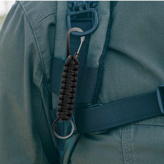 2Pcs Paracord Keychain for Men Women, Braided Key Chain with Clip Heavy Duty Key
