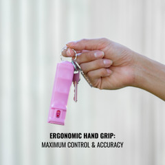 Police Magnum Personal Safety Alarm siren & Flip Top Pepper Spray Combo- Pink