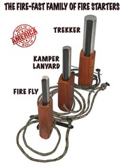 Fire-Fast Trekker Multi Pak Best Emergency Waterproof Survival Fire Starters.