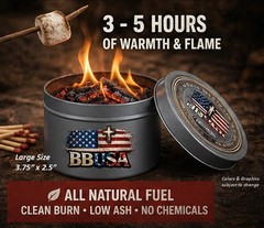 Branded Boards Campfire in a Can – Made in USA – Portable Mini Fire Pit for M…