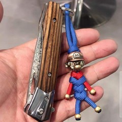 BSGB Paracord Beads Handcrafted Lanyards Super Mario Charms fit EDC Accessori…