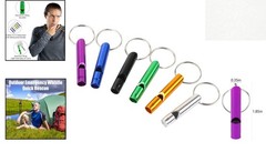 6Pcs Emergency Whistle Survival Whistles Loud Marine Safety Whistle with