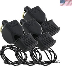 Whistle with Breakaway Lanyard 3 Pack Unisex Small Polyester Loud 115DB
