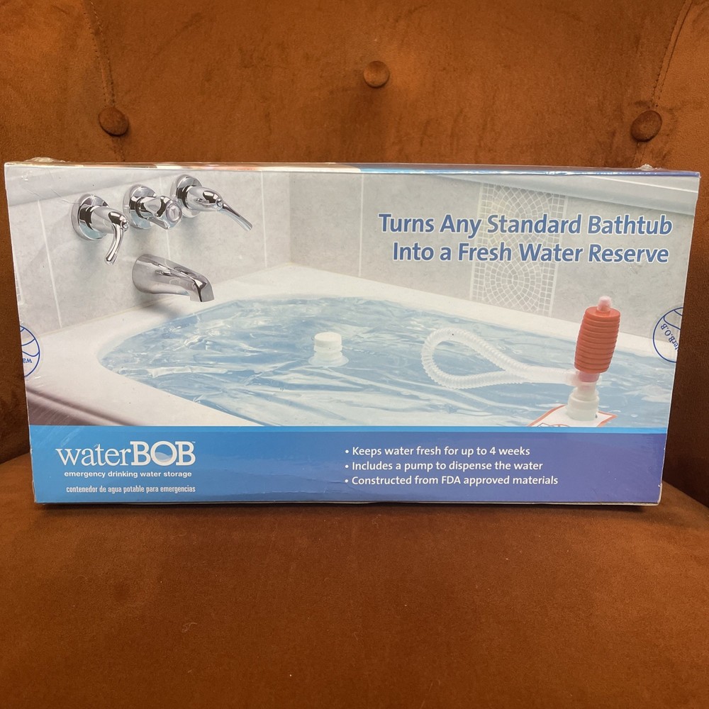Water BOB Survival Emergency Drinking Fresh Water Storage 100-Gallons Kit Sealed