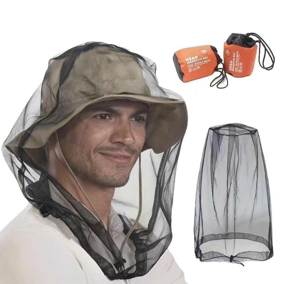 Head Net Mesh, Face Neck Netting from Insect Bug Bee Mosquito Gnats Cicada