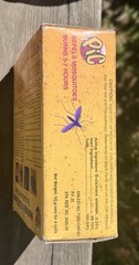 PIC Mosquito Repelling Terra Cotta Burning Dish Vintage In Orig Box- No Discs