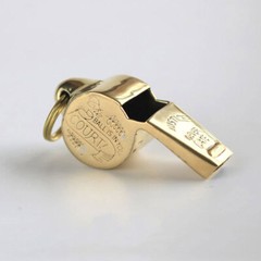 Ne’wRetro Brass Keychain Whistle Outdoor Survival EDC Whistle HighDecibelWhistle