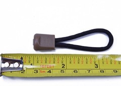 Brown Zipper Pull – Easy-Grip Replacement for Jackets, Bags & Outdoor Gear