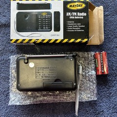 Mayday AM/FM Radio With Batteries Earthquake Kit Item
