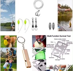 Professional Emergency Survival Kit Gear Camping Multifunction Tactical Defence
