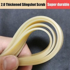 4Pcs 1/1.2/1.2/2mm Shooting Rubber Bands Hunting Slingshot Flat Rubber Bands