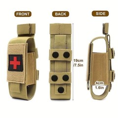 Tactical CAT Storage Bag Waist Mounted for IFAK Trauma Kit