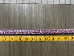 Correctional 550 paracord lanyard. RED WHITE and BLUE