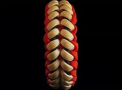 Star Wars Ahsoka Tano Inspired Handmade custom Unisex paracord bracelet 🧡🤍💙