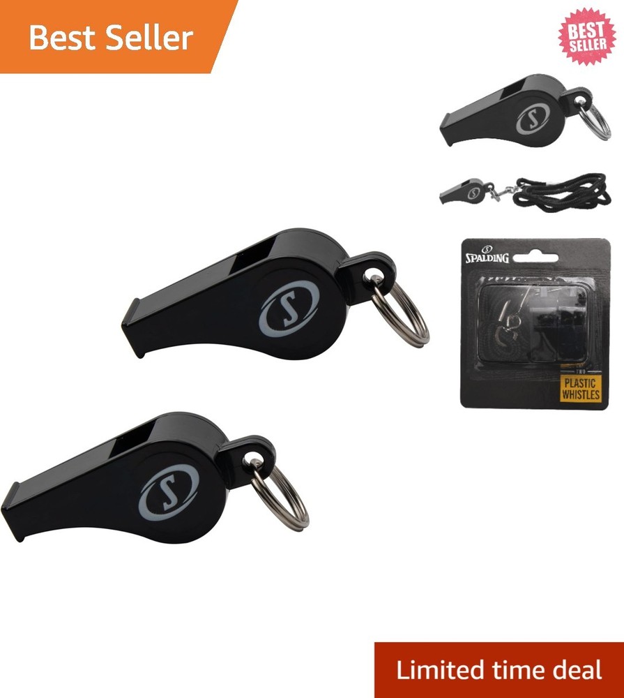 Lightweight Coach Whistle Set with Lanyards – Perfect for Indoor & Outdoor Use