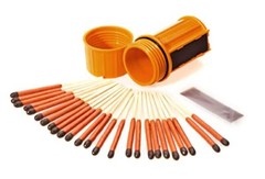 UCO Stormproof, Waterproof & Windproof Match Kit with 4 Packs of Refill Matches