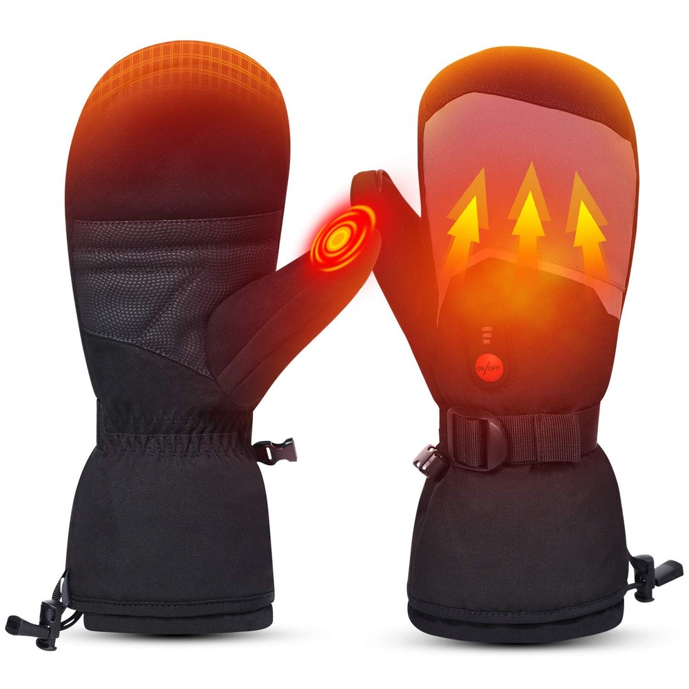 Sun Will Heated Mittens Gloves For Men Women Kids Electric Heating Ski Mitts