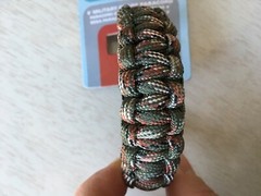 Parastrap Survival Bracelet, Nylon Paracord 550, 9′ Long, Military Grade