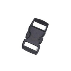 Plastic Buckle Plastic Buckle Practical Umbrella Rope 40pcs Black Bracelet