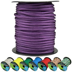 550lb Paracord Spools – 7 Strand Type III Tactical Parachute 50 ft Acid Purple