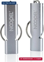 Noopel Emergency Whistles Lifeguard Safety Whistle with Lanyard and Keychain for