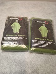 prepared4x emergency poncho (set of 2)