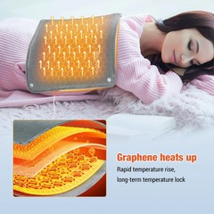 Heating Pad 50℃ Heat Graphene Thermostat Hand Warmer Winter Office Hand Warming