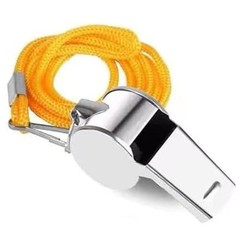 SHENGQIDZ Whistles, Stainless Steel Sports Loud Crisp Sound 24pack-yellow