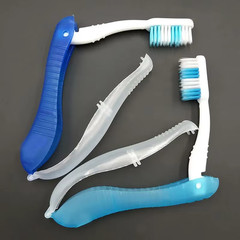Sports Travel Hygiene Oral Portable Disposable Folding Travel Camping Toothbrush