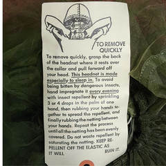 Used GI M-44 Mosquito Head Net *mocinc.1982*